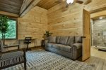 Loft seating area